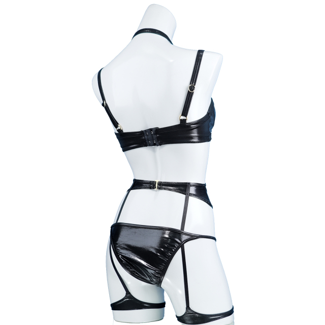 pharfaite 〈SGS素材〉セミオープンバスト・ボンテージセットアップ