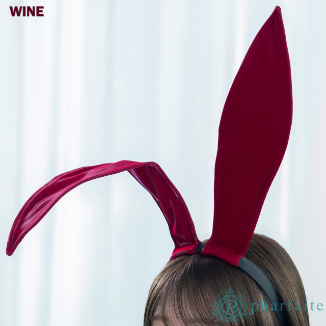 pharfaite】VELVETエナメルバニーカチューシャ